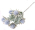 3 Pack Artificial Thistle Flowers Eryngiums Faux Plants Floral Tree Picks Christmas Greenery Picks and Sprays for Garden Wedding Prom Party Bouque...