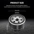 1 PC Oil Filter 49065-7007 49065-0721 492932 492932S Compatible with Kawasaki FR541V FR600V FR651V FR691V FR730VFS600V FS651V FS691V FS730V FX481V...