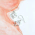 Boma Jewelry Sterling Silver Polished Twisting Heart Dangle Earrings...