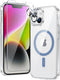 FNTCASE for iPhone 14 Phone Case: iPhone 13 Phone Clear Case Magnetic Military Grade Drop Protection Anti Yellowing Cell Phone Cover- Rugged Shock...