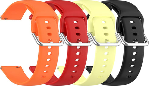 Silicone Watch Band intended for OYV Smart Watch TGW008 Replacement Watch Band Compatible with OYV TGW008 (Black,Orange,Yellow,Red)...