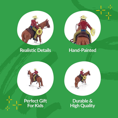 Big Country Toys Cowboy (6666 Ranch Cowboy and Quarter Horse)...