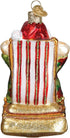 Old World Christmas Ornaments Sunning Santa Glass Blown Ornaments for Christmas Tree...