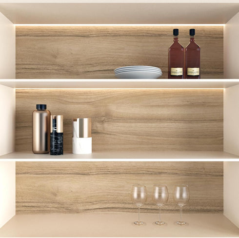 Light Brown Wood Wallpaper Peel and Stick Oak Wood Contact Paper for Countertops Removable Peel and Stick Wallpaper Waterproof Vinyl Wood Grain Co...