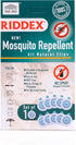 Riddex Mosquito Repellent Clips | 10 PCS | DEET Free | Waterproof Clip | Essential Oil...