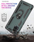 Samsung A71 5G Case, Military Grade Heavy Duty Protection Phone Case Cover with HD Screen Protector Magnetic Ring Kickstand for Samsung Galaxy A71...