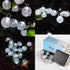 Solar String Lights Outdoor, 20ft Waterproof 30 LEDs 8 Modes Crystal Globe Solar String Fairy Lights Backyard Patio Christmas Lights for Holiday P...