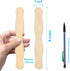50 Sticks, 8 Inch Jumbo Wavy Craft Sticks for Fan Handles, Wedding Fans, Kids Crafts, DIY Auction Paddles, Natural Wood Popsicle Sticks by CraftyS...