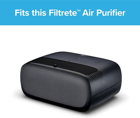 Filtrete™ Advanced Allergen, Bacteria & Virus True HEPA Air Purifier Filter, FAPF-HM-K, 1 Pack...