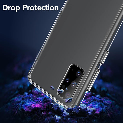 Rayboen for Samsung Galaxy S20 Plus Case, Crystal Clear Shockproof Protective Durable Slim Fit Phone Cover for Galaxy S20+ Plus 5G with Transparen...