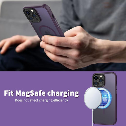 CACOE Magnetic Case for iPhone 13 Pro 6.1 inch-Compatible with MagSafe & Magnetic Car Phone Mount,TPU Thin Phone Cases Cover Protective Shockproof...