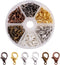 Pandahall 120pcs/box 6 Colors Zinc Alloy Lobster Nickel Free Claw Clasps Making Findings 14x8mm for DIY Jewelry Bracelet Necklace Making...