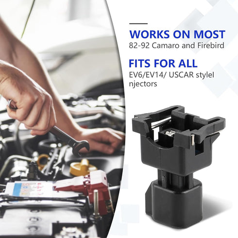 MOTOALL Fuel Injector Connector Adapters EV1 to EV6 Wire Wiring Harness USCAR LS2 LS3 LS7 LSX LS1 LS6 LT1 TPI LS Swap - 8pcs...
