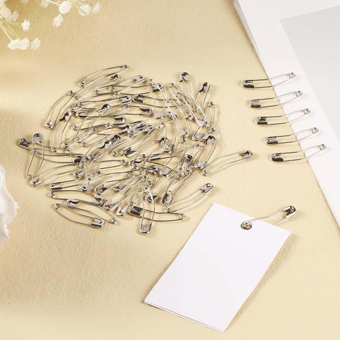 100pcs Curved Safety Pins, 1.5in Quilting Basting Pins Bent Safety Pins Sewing Safety Pins Accessories for Crafting Quilting Knitting Sewing(Silve...