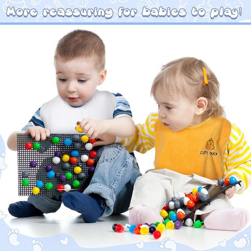 6 Pcs 20 x 16 Inch Baby Bibs with Snaps Unisex Toddler Bibs for Feeding Water Absorbent Bibs Adjustable Toddler Soft Bib for Baby Toddler Drooling...