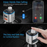 Nulaxy Bluetooth FM Transmitter for Car, QC3.0 Fast Charge Bluetooth Car Adapter, Wireless Radio Car Kit with 7 Color LED Backlit, Support Hands-F...