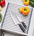 Roll Up Dish Drying Rack, Stainless Steel and Silicone Dish Drying Mat Over The Sink Foldable Drain Rack Multipurpose Dish Drainer for Kitchen, 14...