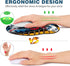 DINKY Ergonomic Mouse Pads, Cute Mouse Pad with Wrist Rest Support Gel, Non-Slip PU Base Mouse Mat with Memory Foam for Home, Office and Gaming, E...