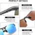 DUCO Mens Sunglasses Polarized Sports Fishing Running Driving Carbon Fiber Sunglasses for Men UV400 Protection DC8277...