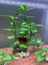 Aquarium Decorations Fish Tank Artificial Plastic Plants?Silk Plants for Fish Tank Decoration, Pack of 7 (Green)...