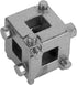 for oemtools rear disc brake tool Car Brake Calliper Adaptor,Carbon Steel Rear Disc Brake Piston Retractor Tool Wind Back Cube Calliper Adaptor Si...