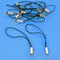 BlastCase 10 Silver Tone Black Cell Phone Charm Split Ring Strap...
