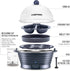 Chefman Electric Egg Cooker Boiler, Rapid Poacher, Food & Vegetable Steamer, Quickly Makes Up To 6, Hard, Medium or Soft Boiled, Poaching/Omelet T...