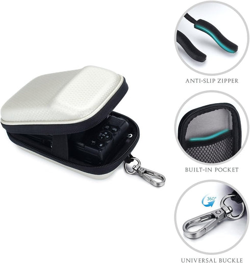 Hard EVA Shock Resistant Compact Digital Camera Case Carrying Protective for Canon PowerShot SX730 HS G9 X Nikon COOLPIX S33 Panasonic LUMIX DC GX...