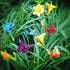 Butterfly Stakes 50pcs Decorative Garden Waterproof Small Butterfly Decor Garden for Plants Flower Beds Plant Pots...