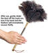 Aldwin Ostrich Feather Duster with Extension Pole Up to 43 inch, Genuine Fluffy Natural Reusable Handheld Feather Dusters for Cleaning Supplies, W...