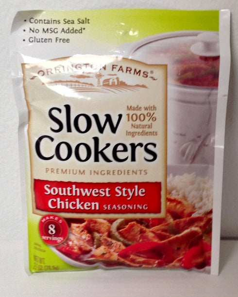 Orrington Farms Slow Cookers SouthWest Chicken Seasoning, 3Paks-2.5 Oz Each...