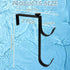 2PCS Adjustable Pool Pole Hangers, Metal Fence Hooks Pool Tool Holder for Telescopic Poles Skimmers Vacuum Hose Nets Brushes Swimming Pool Accesso...