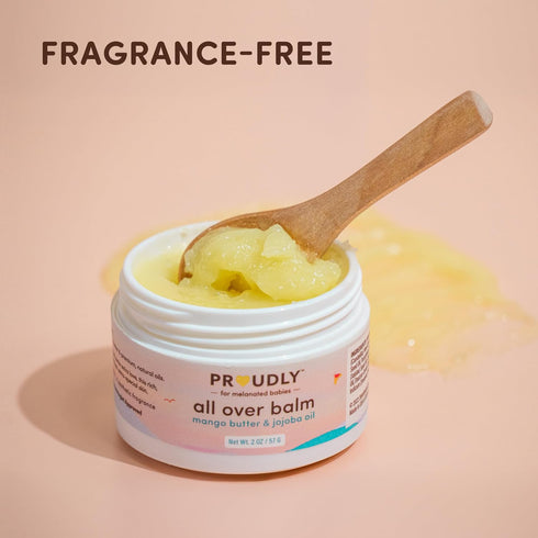 PROUDLY All Over Balm by Gabrielle Union & Dwyane Wade, Helps Relieve Cradle Cap & Eczema, for Black & Brown Babies, Dry, Sensitive Skin, Frangran...
