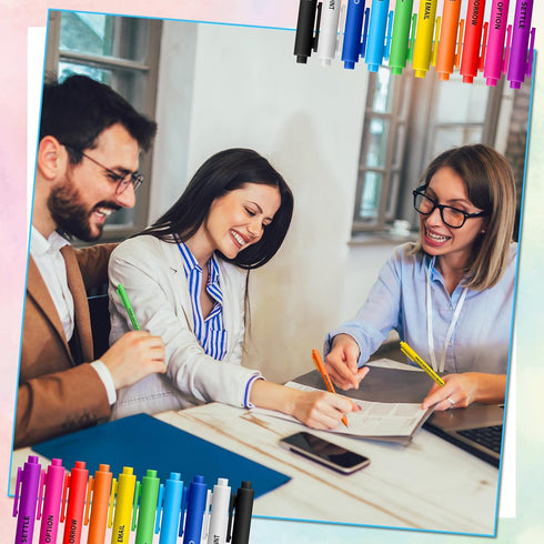 30 Pieces Ballpoint Pens Colorful Motivational Pens Complaining Quotes Pen Humor Negative Black Ink Pens for Students Coworkers School Office Supp...
