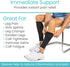 Vive Calf Compression Sleeve for Men & Women 20-30mmHg (1 Pair) - Footless Calf Support Leg Compression Socks for Shin Splint, Pain Relief, Diabet...