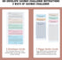 Budget Binder, A6 Money Saving Binder with Upgraded Cash Envelopes, Budget Savings Challenge Book with 24 Money Saving Trackers to Save $5050, 500...