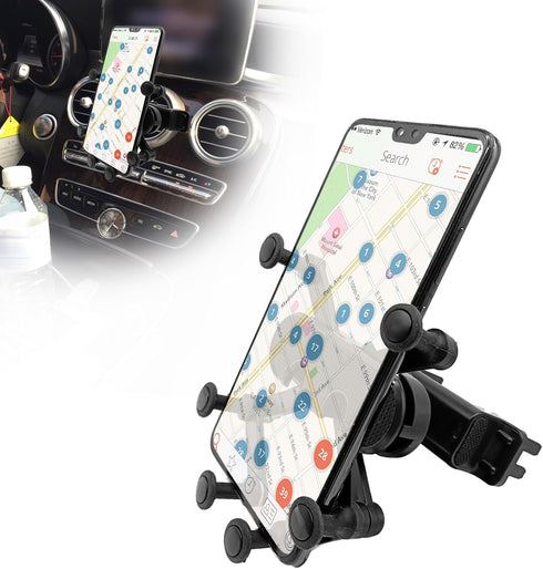 Vent Car Phone Holder, Compatible with Mercedes Benz C-Class, E-Class, S-Class, B-Class, A-Class, GLC/GLE/GLS/GLB/GLA-Class 2016-2023 and Mini Coo...
