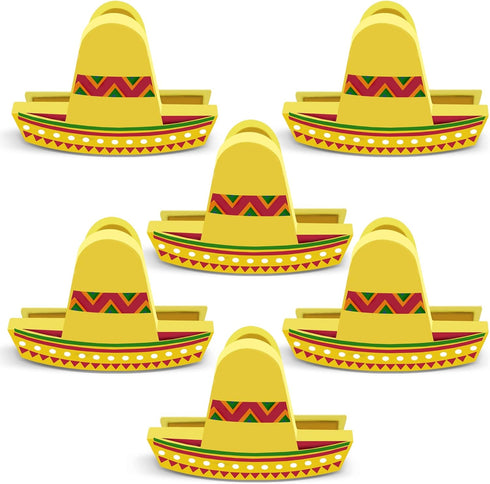 Sombrero Chip Clips, 6 Set Bag Clips, Tight Food Saver, Snack Bag Sealer, Air Tight Seal Grip for Food Storage, Chip Clip Bag Clip Food Clips, Fun...