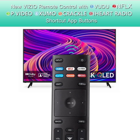 Universal for VIZIO Smart TV Remote Control Replacement XRT136...