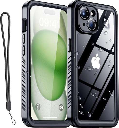 AICase Waterproof Case for iPhone 15 Plus(6.7") with MagSafe Snowproof,Dustproof and Shockproof, IP68 Certified Full Body Protection Fully Sealed ...