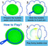 Roberly Bubble Wands Set, 15 Pack Big Bubble Wand Toy Set with Tray Bulk Funny Bubble Making Toys for Kids - Summer Outdoor Bubble Toys & Also Gif...