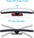 Blind Spot Mirror for Cars LIBERRWAY Car Side Mirror Blind Spot Auto Blind Spot Mirrors Wide Angle Mirror Convex Rear View Mirror Stick on Design ...