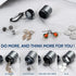 Earplugs Carrying Case, Metal Titanium Pill Holder Pocket Pill Box Keychain Waterproof Pill Bottle Medicine Organizer Case Container, Great for fo...