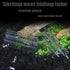 6-Tube Fish Shrimp Feeder Glass Breeding Tube, Aquarium Fish Tank Pipe Shelter Tube Fish Tank Shelter Decorations...