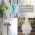 54" by 20 Yards (60 ft) Tulle Fabric Rolls for Wedding Party Baby Shower Decoration Tutu Tulle Bolt DIY Wraping Crafts - White...