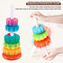 Baby Spinning Stacking Toys for Toddlers 1-3, Rainbow Ring Stacker Montessori Toys for Babies 6-12 Months, 1 2 3 One Year Old Girl Boy Christmas B...