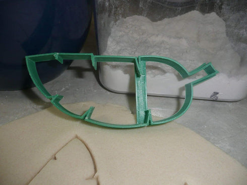 BANANA LEAF OUTLINE TROPICAL PLANT LEAVES COOKIE CUTTER MADE IN USA PR3761...