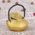 Japanese Cast Iron Teapot, Cast Iron Teapot Gold, Japanese Tetsubin Tea Kettle, 50ml Mini Teapot Kettle, Traditional Japanese Teapot with Handle...