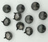 100pcs 9mm Cones DIY Leathercraft Metal Punk Studs Rivet Spikes Nailheads (Gun Black)...