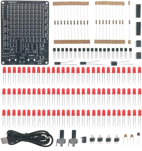Gikfun LED Chaser Kit Soldering Practice Kit PCB Board for School Learning Project EK1974...